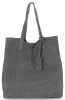 Kožené kabelka shopper bag Vittoria Gotti šedá V205454